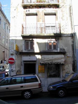 Fachada da rua dos Anjos