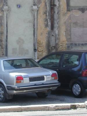 a porta emparedada