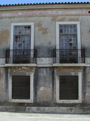 Pormenor da fachada do corpo principal