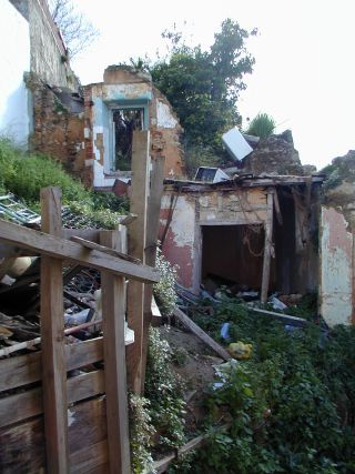 Vista das divisoes das traseiras
