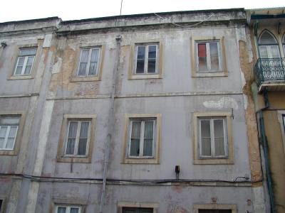 Fachada dos pisos superiores