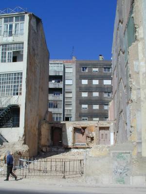 O espaco vazio depois da derrocada
