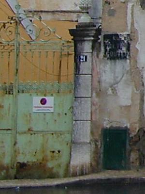 Porta do quintal