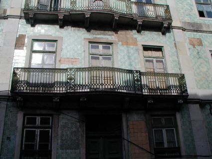 Pormenor do centro da fachada