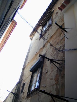 Fachada nos pisos superiores