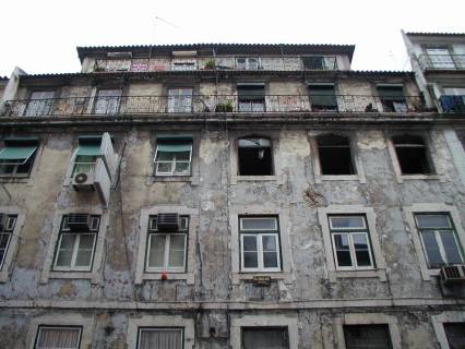 Fachada nos pisos superiores