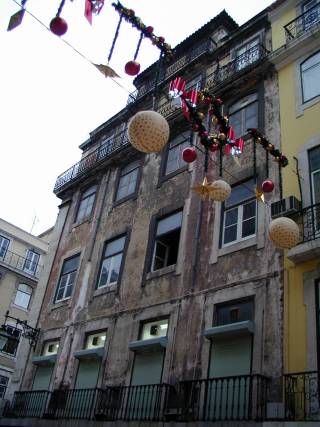 Fachada rua Santa Justa