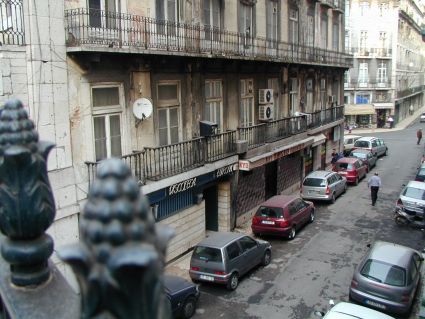 Fachada da Rua Nova do Carvalho